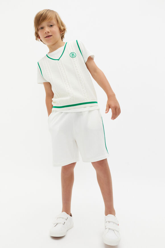 Cable Vest  Canvas  hi-res