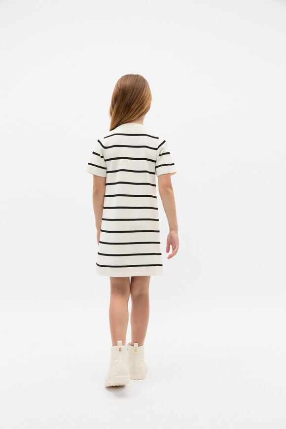Stripe Knit Dress  Classic Cream  hi-res