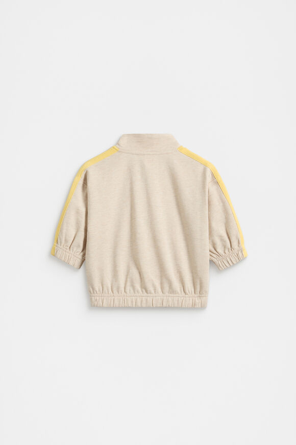 Side Stripe Sweat  Oat Marle  hi-res