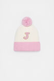 Colourblock Initial Beanie  J  hi-res