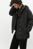 Boxy Quilted Jacket  Black  hi-res