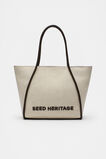Stitch Logo Fabric Tote  Dark Espresso  hi-res