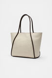 Stitch Logo Fabric Tote  Dark Espresso  hi-res