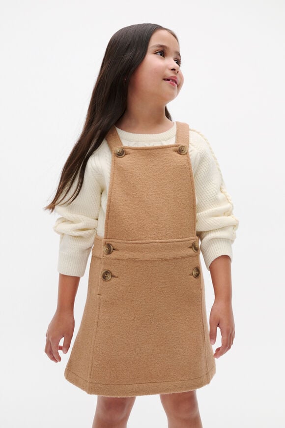 Boucle Pinafore  Salted Caramel  hi-res