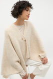 Fluffy Textured Wrap  Oat Marle  hi-res