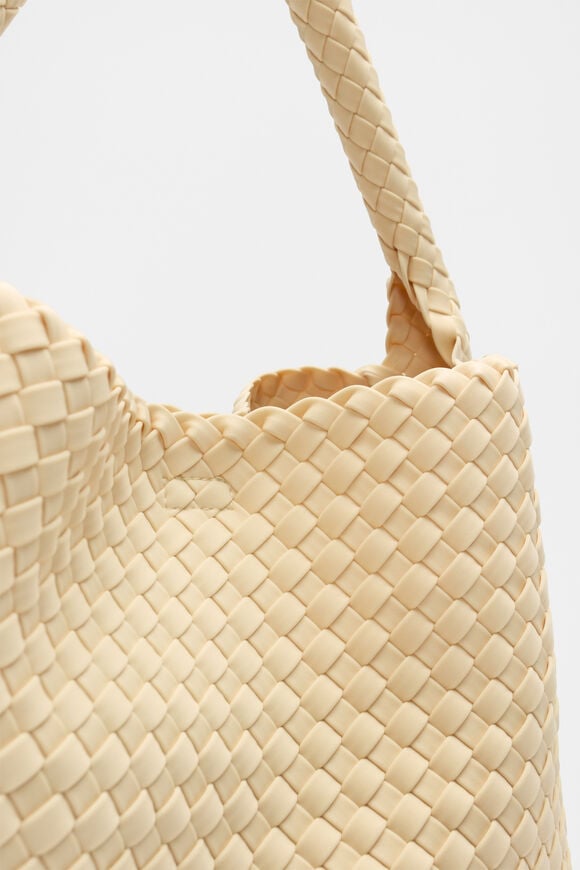 Woven Textured Tote  Marzipan  hi-res