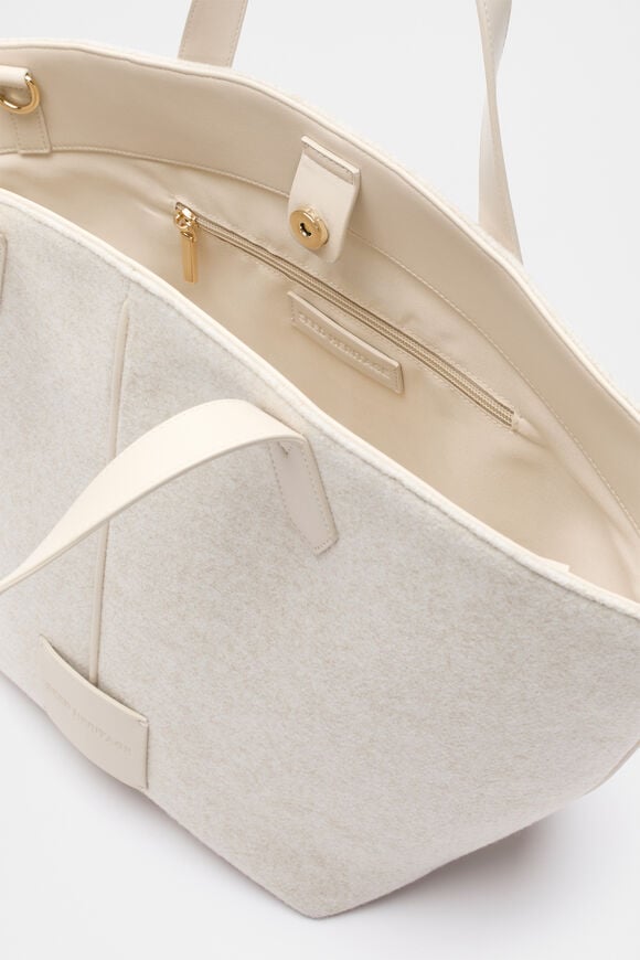 Felt Large Carry All Tote  Oat  hi-res