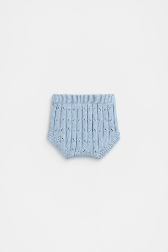 Pointelle Knit Bloomer  Pale Blue  hi-res