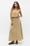 Scallop Broderie Midi Skirt  Cashew  hi-res