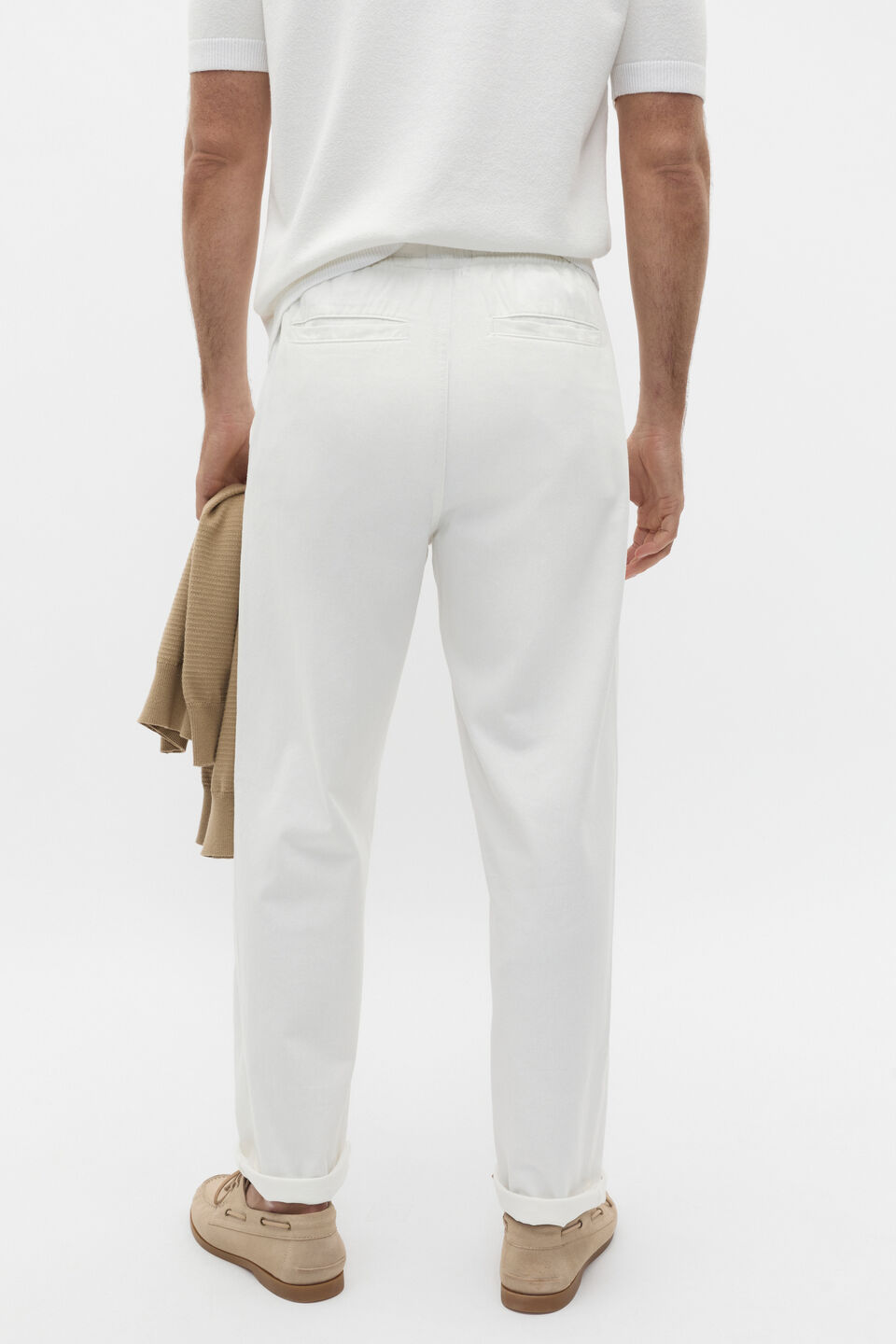 Comfort Trouser  Vintage White