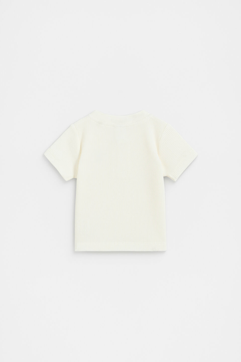 Core Waffle Henley  Canvas