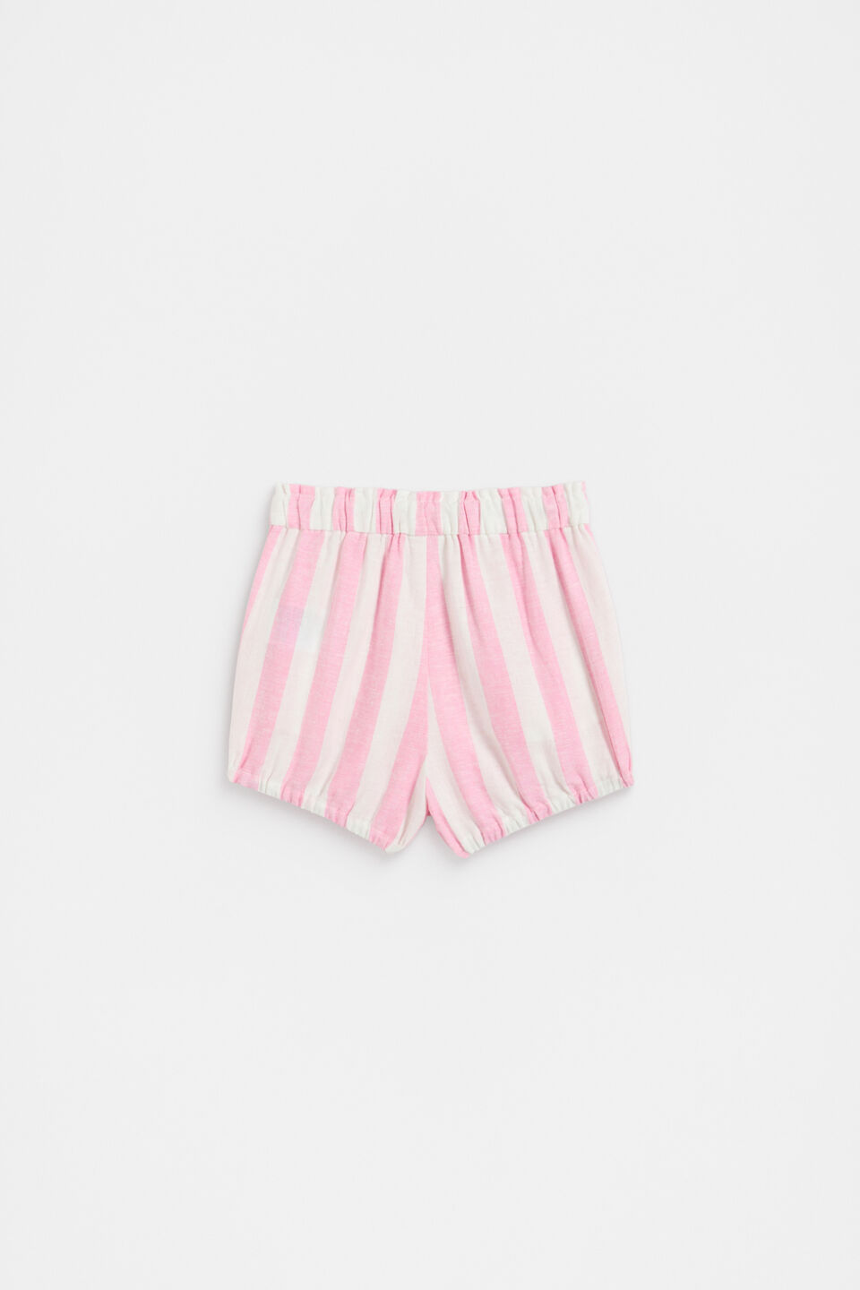 Stripe Scallop Bloomer  Candy Pink