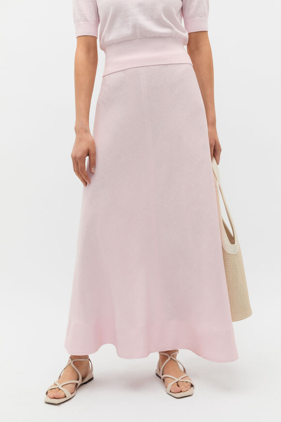 Core Linen Seam Front Skirt  Primrose  hi-res