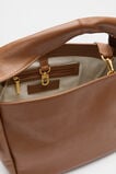 Leather Curved Mini Bag  Deep Tan  hi-res