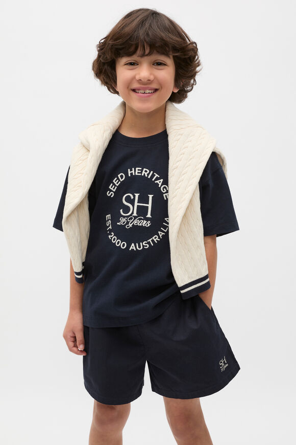 Heritage Logo Tee  Twilight Blue  hi-res