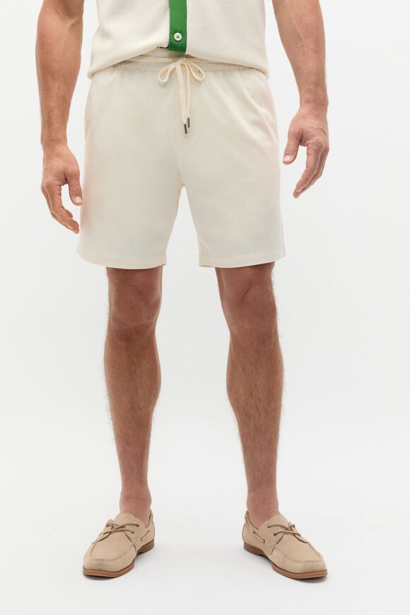 Twill Cotton Short  Off White  hi-res