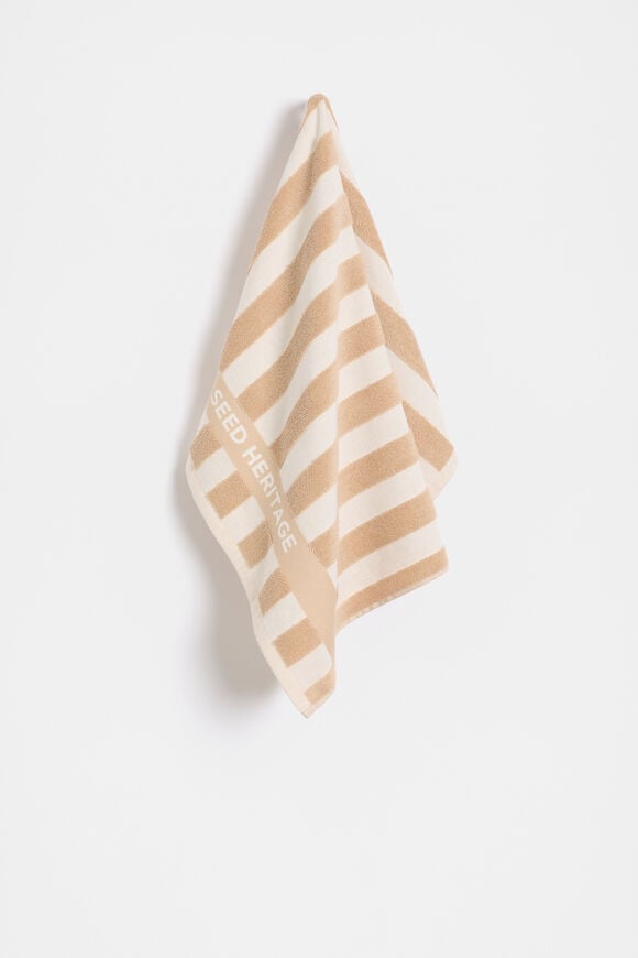 Seed Logo Tea Towel  Ecru  hi-res