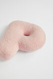 Teddy Initial Cushion Dusty Rose  P  hi-res