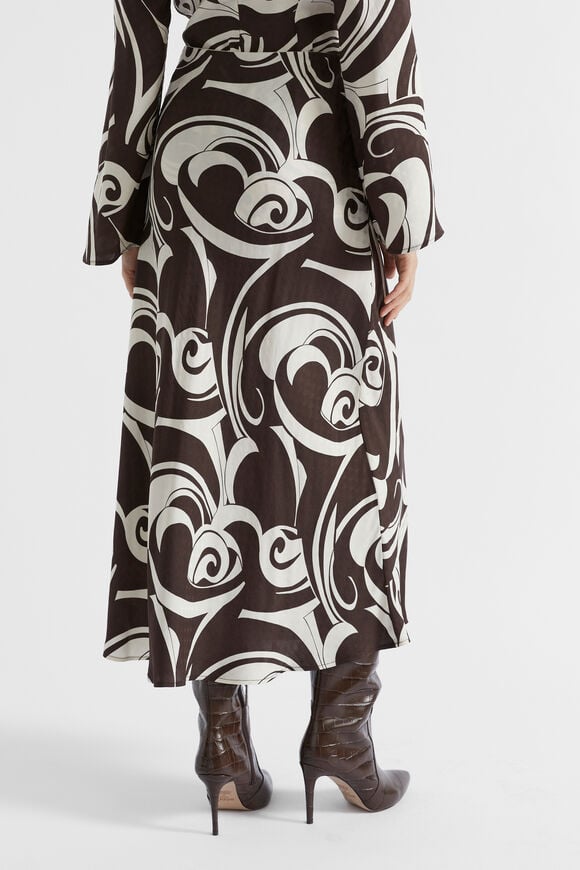 Jacquard Swirl Skirt  Retro Swirl  hi-res