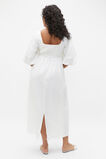 Linen Puff Sleeve Sun Dress  Whisper White  hi-res