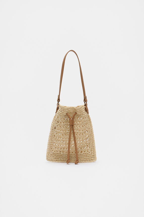 Crochet Shoulder Bag  Natural  hi-res