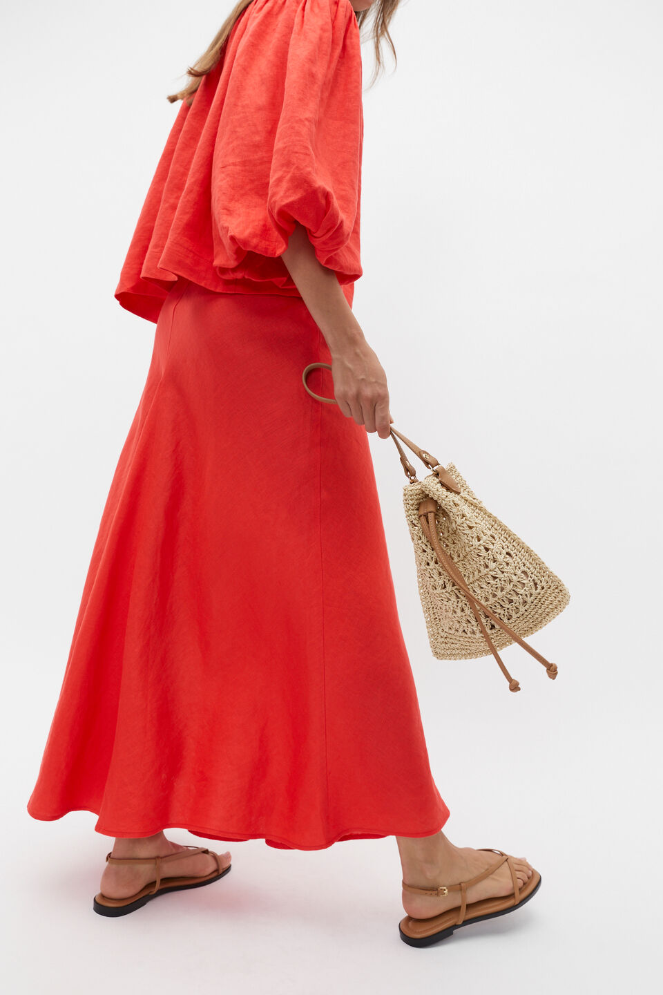 Crochet Shoulder Bag  Natural