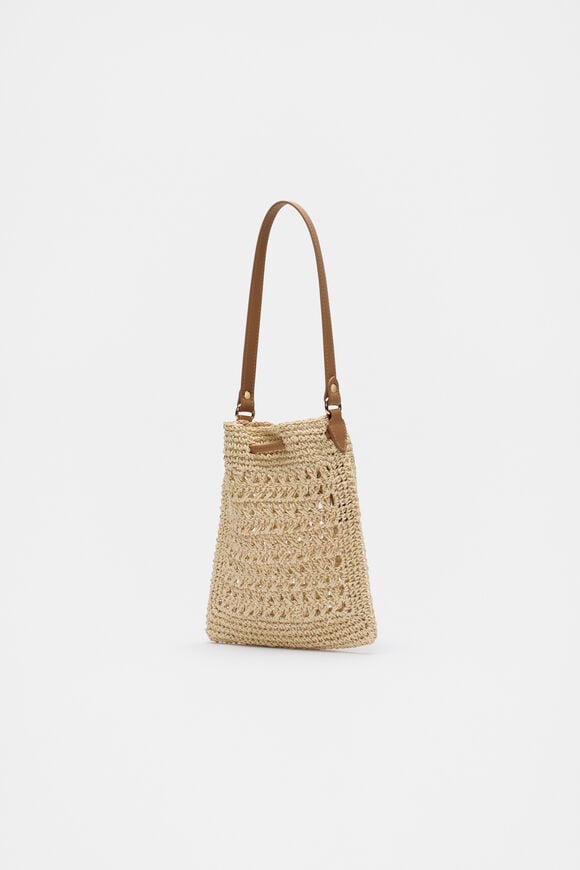 Crochet Shoulder Bag  Natural  hi-res