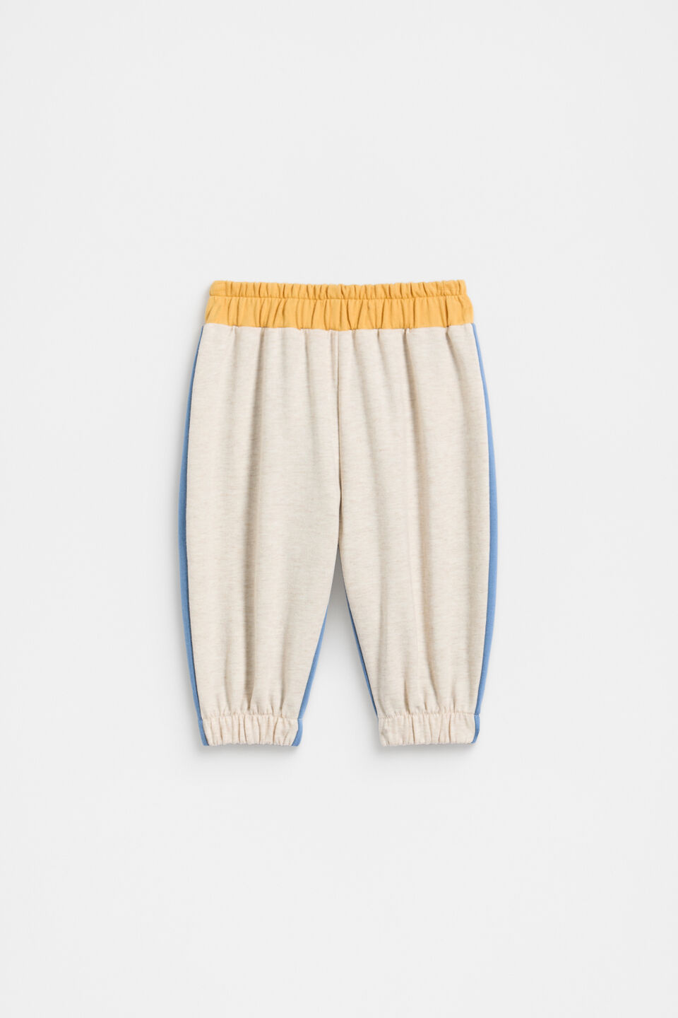 Colourblock Track Pant  Oat Marle