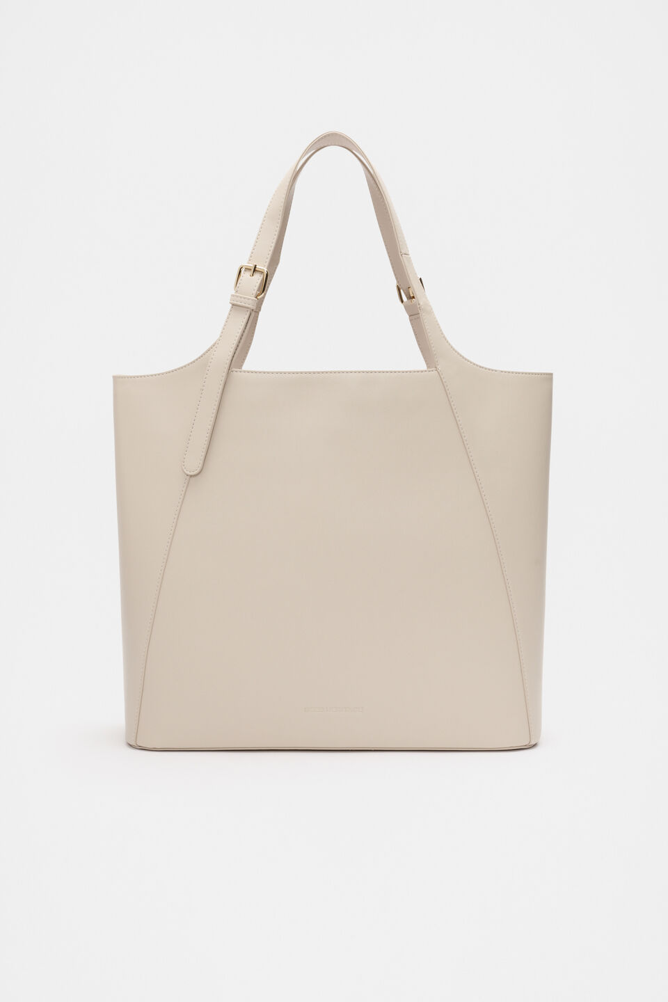 Buckle Detail Tote  Oat