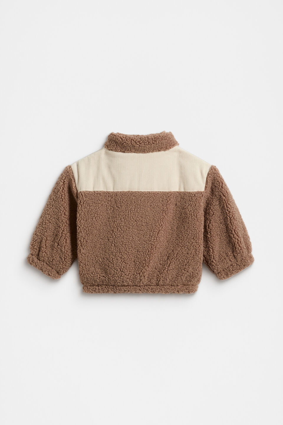 Spliced Zip Jacket  Chocolate Shake