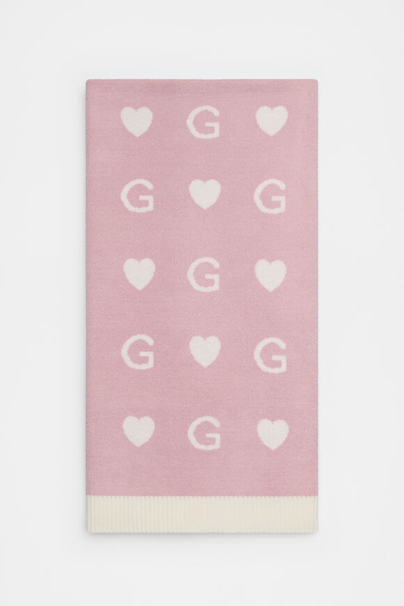 Heart Initial Blanket  G  hi-res