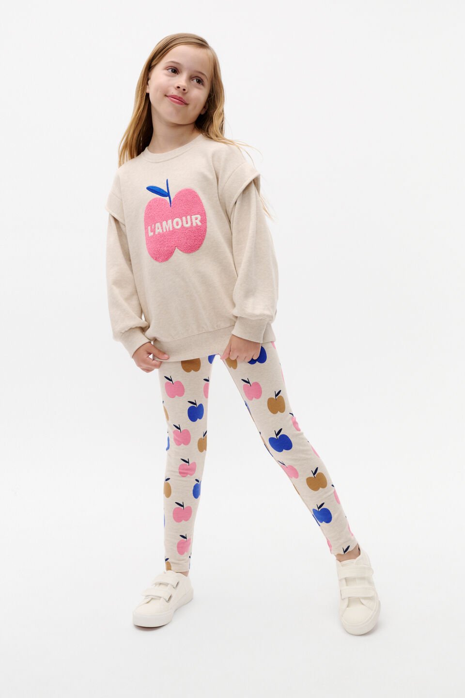 Apple Love Sweat  Oat Marle