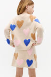 Heart Knit Sweater  Oat Marle  hi-res