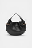 Textured Mini Round Handbag  Black  hi-res