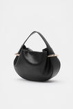 Textured Mini Round Handbag  Black  hi-res