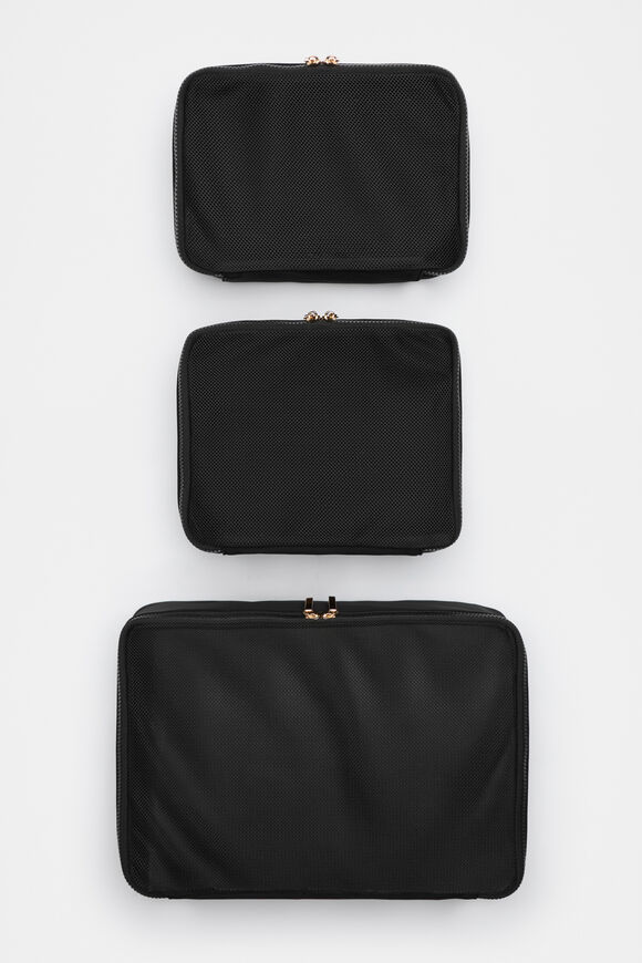 Packing Cubes 3PK  Black  hi-res