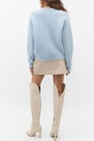  Lofty V Neck Slouch Knit  Ice Blue Marle  hi-res