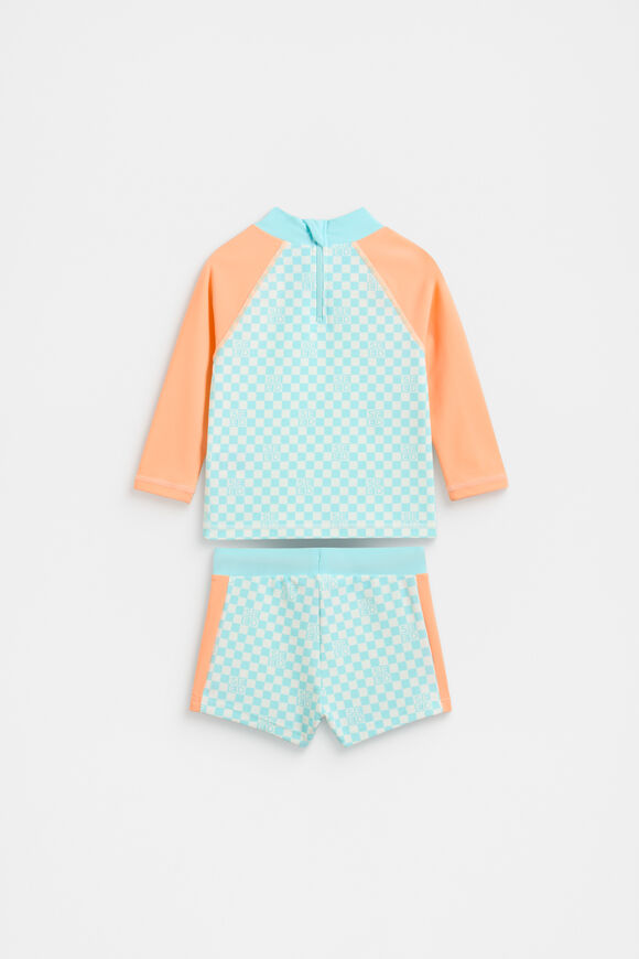 Check Logo Swimset  Ocean Blue  hi-res