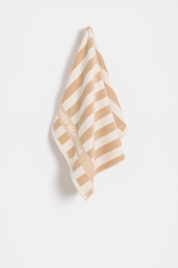 Seed Logo Tea Towel  Ecru  hi-res