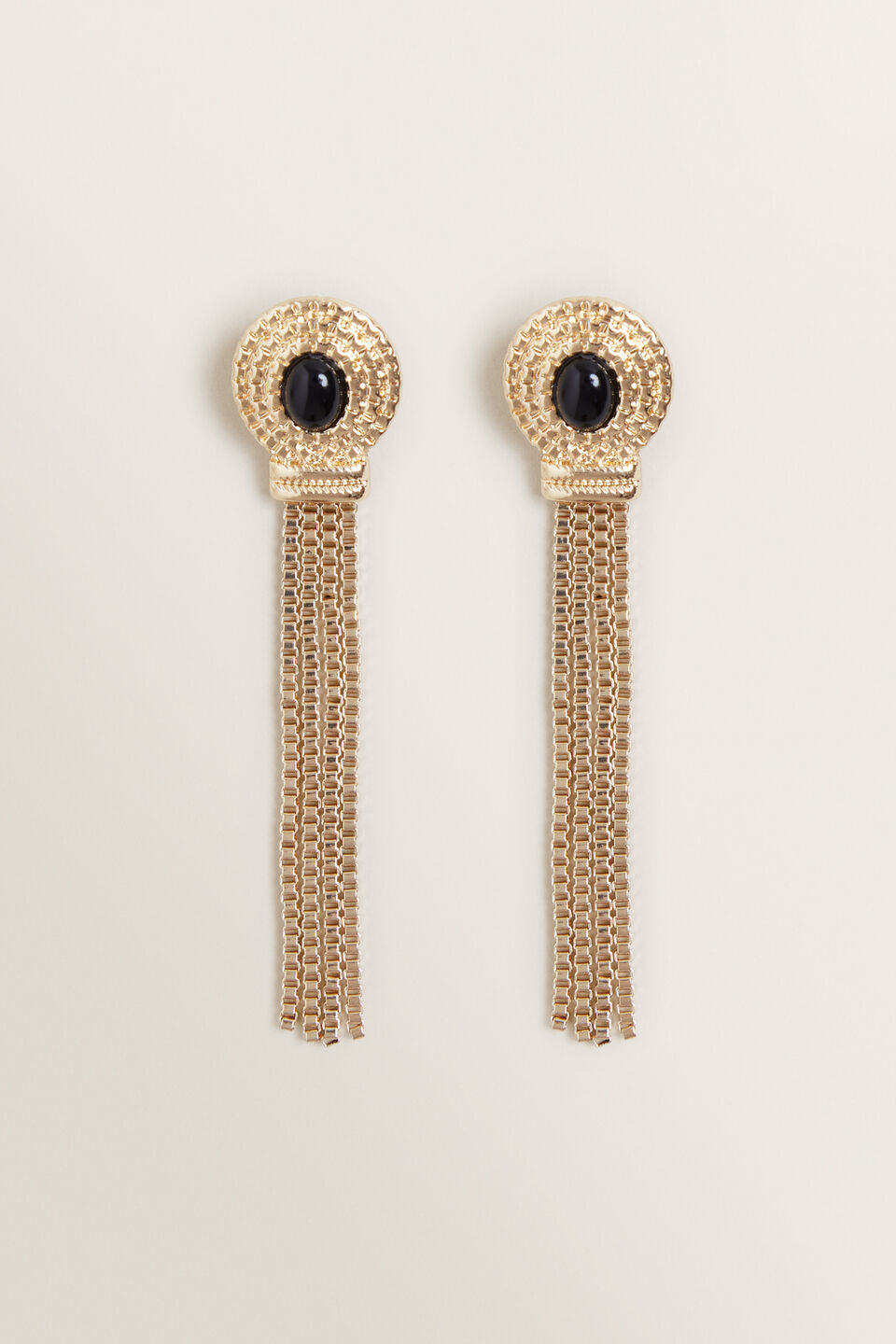 Gold Rope Drop Earrings  9