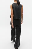 Core Linen Shell Top  Black  hi-res