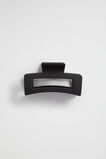 Rectangle Hair Claw  Black  hi-res
