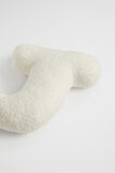 Teddy Initial Cushion Creme  J  hi-res