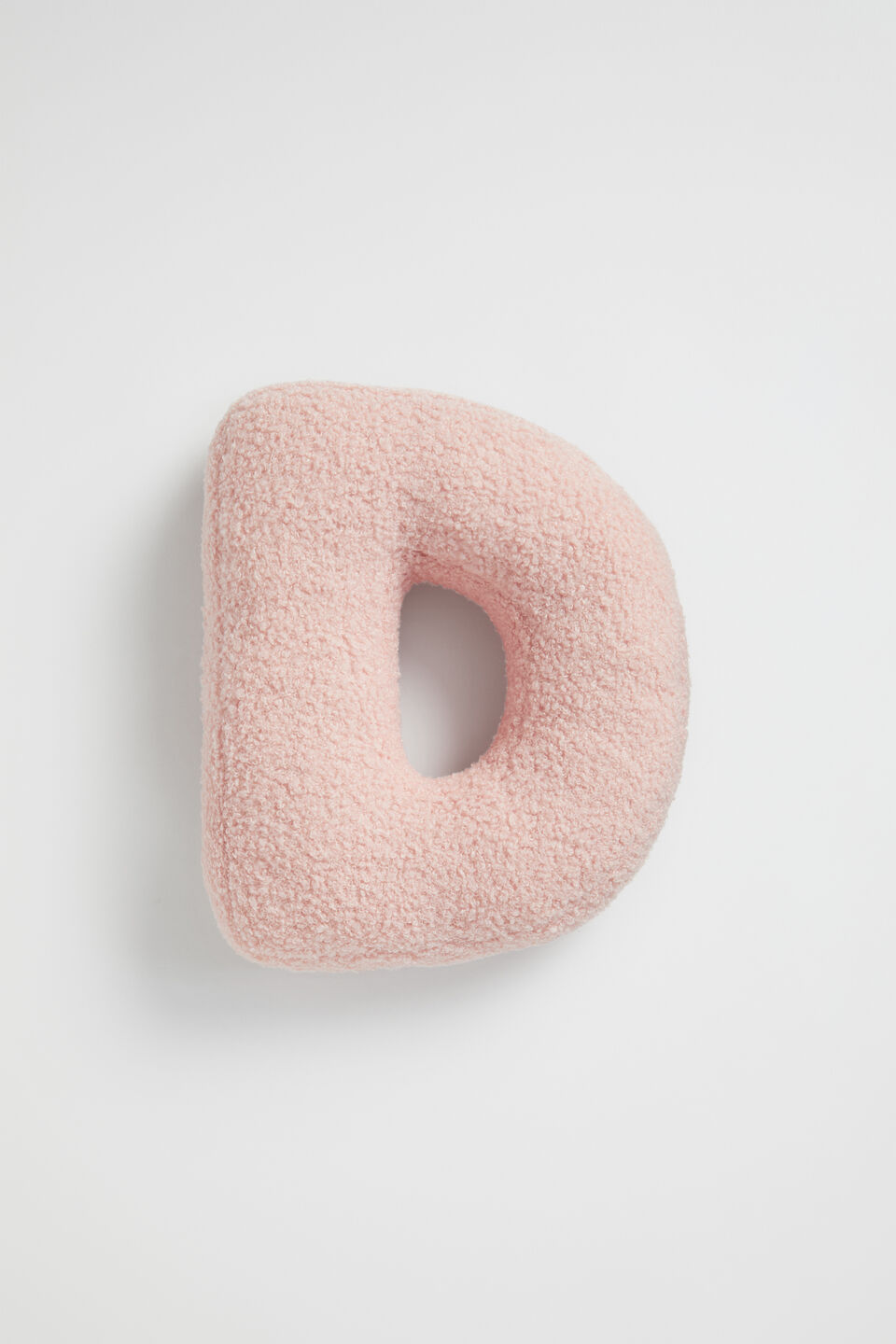 Teddy Initial Cushion Dusty Rose  D