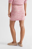 Cotton Twist Knit Mini Skirt  Rosewood Twist  hi-res