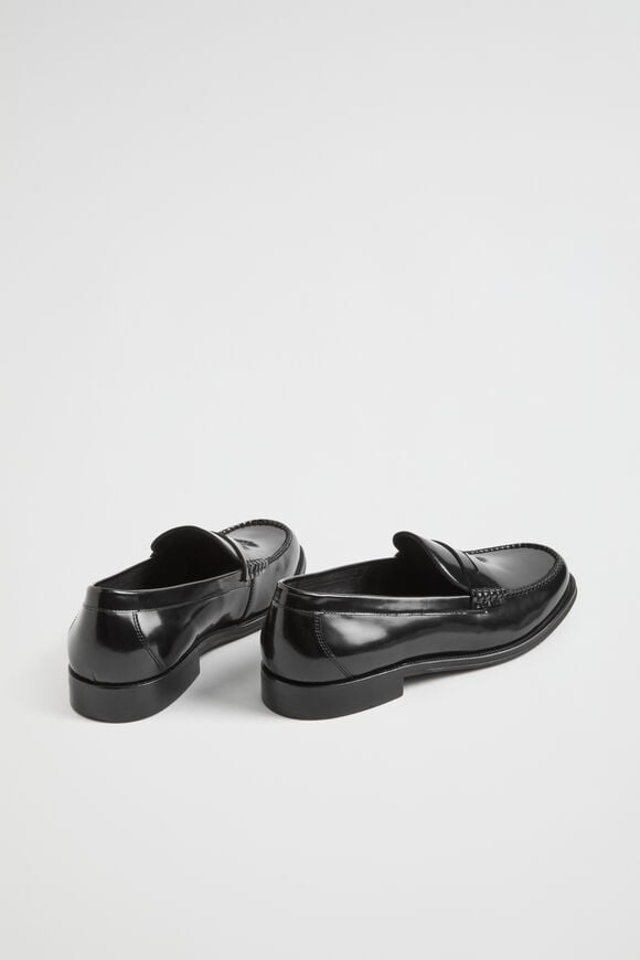 Leather Loafer  Black  hi-res