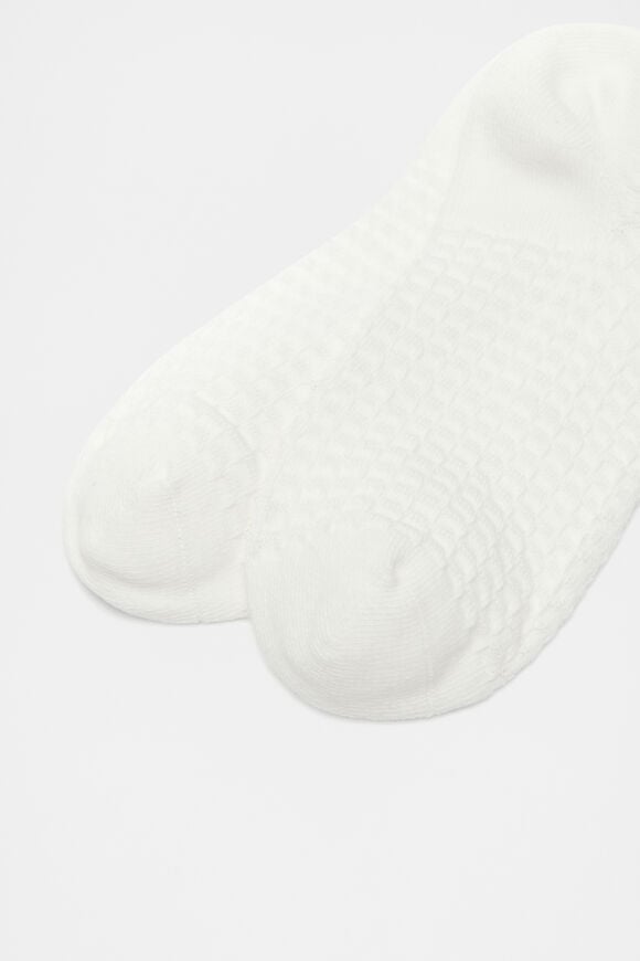 Waffle Sneaker Sock  Cream  hi-res