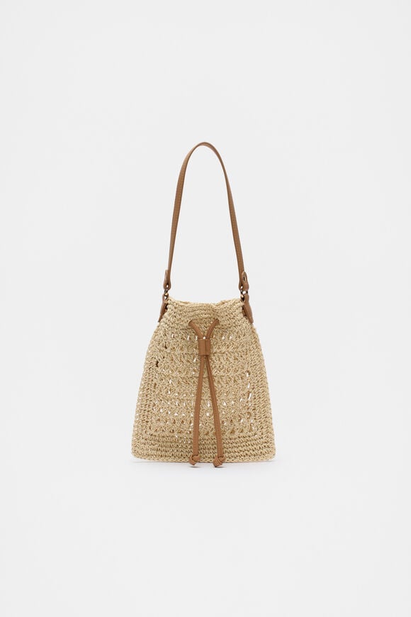 Crochet Shoulder Bag  Natural  hi-res