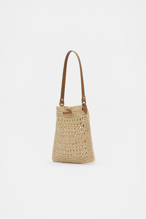 Crochet Shoulder Bag  Natural  hi-res