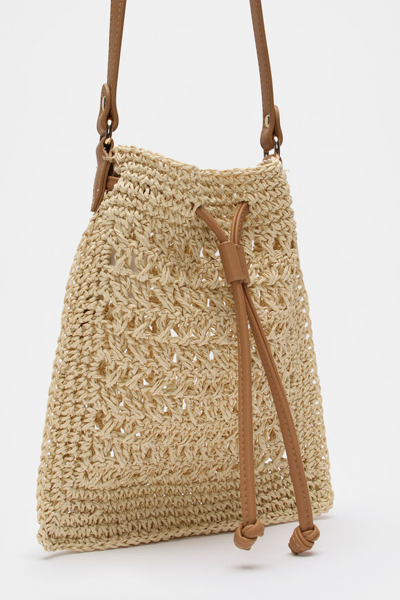 Crochet Shoulder Bag  Natural  hi-res